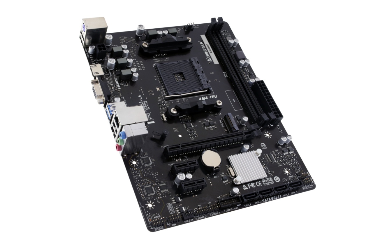 Placa de Baza BIOSTAR A520MHP AM4, 2x DDR4, 1x VGA 1x HDMI, 1x M.2, 2x PCIE 3.0 x16 2x PCIE 3.0 x1, 4x SATA 6GB/s, mATX - 2 | YEO