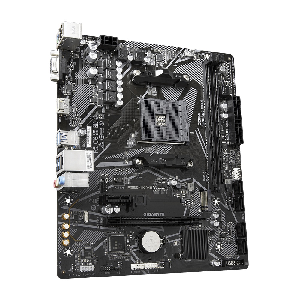 Placa de baza Gigabyte A520M K V2 AM4 - 2 | YEO