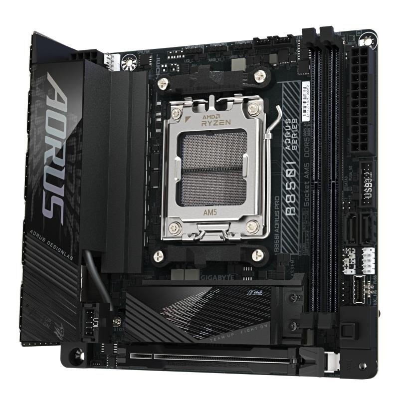 Placa de Baza GIGABYTE B850I AORUS PRO AM5, 2x DDR5, 1x HDMI, 1x PCIE 5.0 x16, 2x M.2, 2x SATA 6GB/s, mini-ITX - 3 | YEO