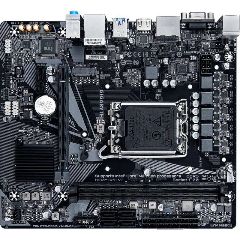 Placa de baza GIGABYTE H610M S2H V2 LGA170 - 3 | YEO