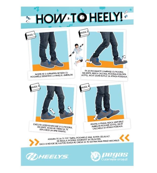 Role Heelys Motion 34 Alb Multicolor – Încălțăminte cu roți integrate pentru copii activi - 2 | YEO