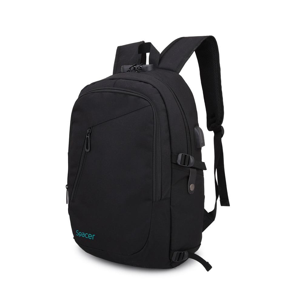 Rucsac Spacer Duke 15.6″, negru - 1 | YEO