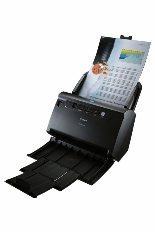 Scanner Canon DRC240, dimensiune A4, tip sheetfed, duplex, viteza de scanare: Alb-negru : 45 ppm/90ipm, Color: 30ppm/60ipm, rezolutie optica 600dpi, senzor CIS, alimentator 60 coli, software inclus: Driver ISIS/TWAIN, CapturePerfect, CaptureOnTouch, - 2 | YEO