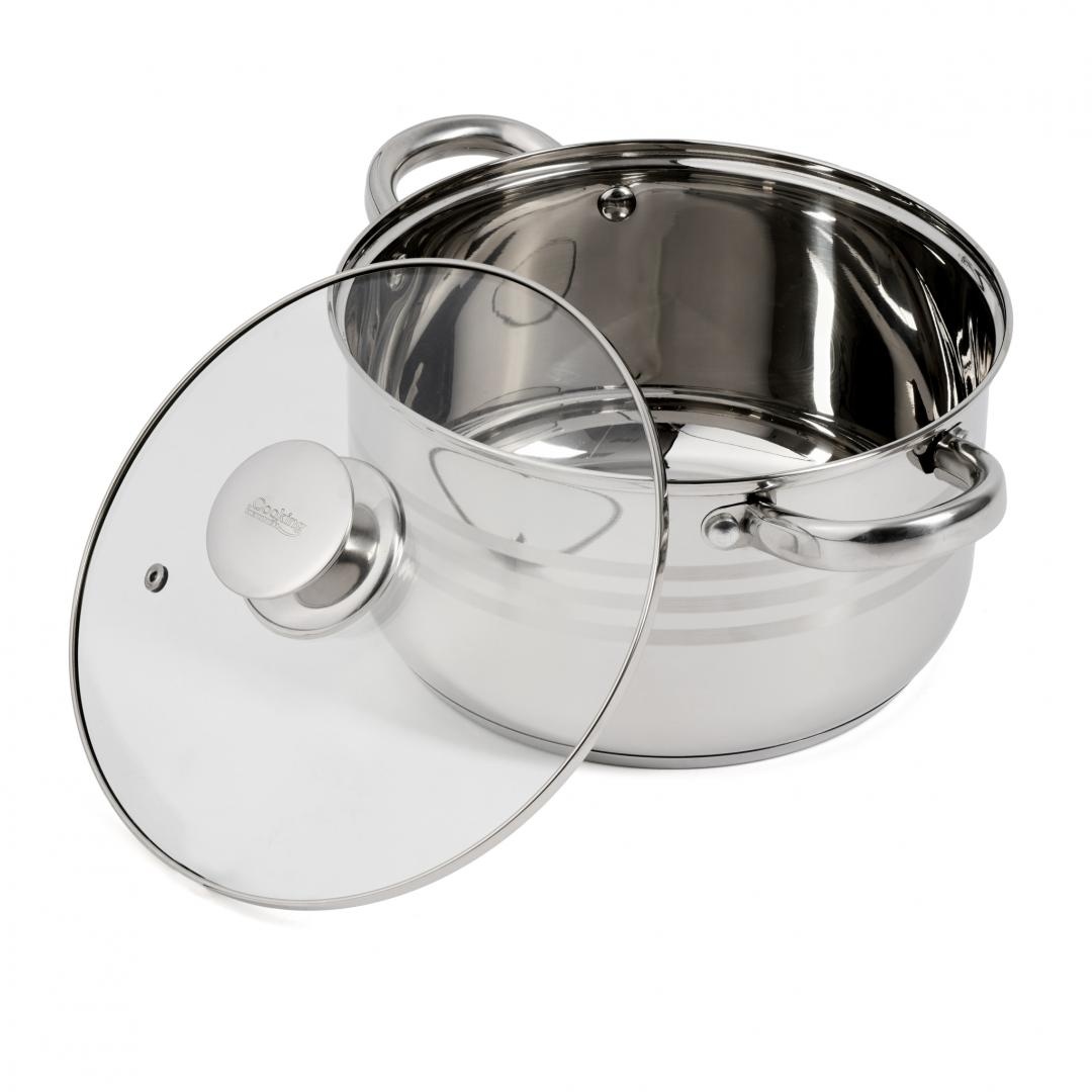 SEMIOALA INOX+CAPAC, 22X12.5 CM, 4.5 L, MYRA, COOKING BY HEINNER - 1 | YEO