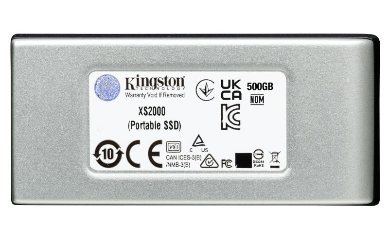 SSD Extern Kingston, XS2000, 4TB, 2.5, USB-C 3.2, R/W speed: up to 2000MB/s/up to 2000MB/s - 2 | YEO