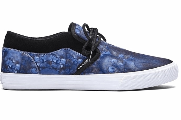 SUPRA CUBA BLUE LEVITAS PRINT-WHITE, 44.