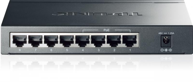 Switch TP-Link TL-SG1008P, 8 port, 10/100/1000 Mbps - 1 | YEO