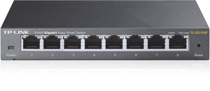 Switch TP-Link TL-SG108E, 8 port, 10/100/1000 Mbps