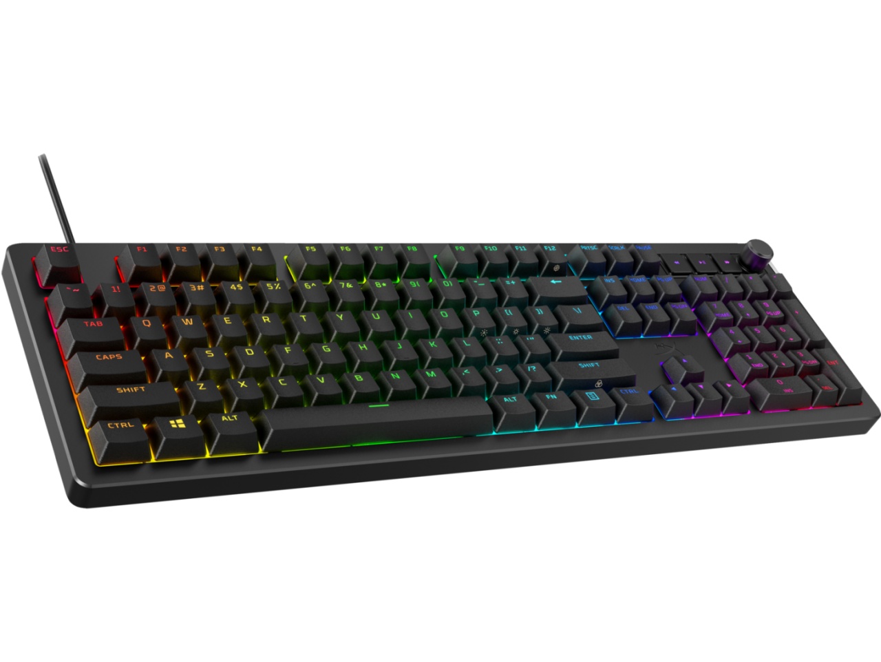 Tastatura gaming mecanica HyperX Alloy Rise, iluminare RGB (16,777,216 culori), Hyperx linear switch, 100% anti-ghosting, layout US, negru - 2 | YEO