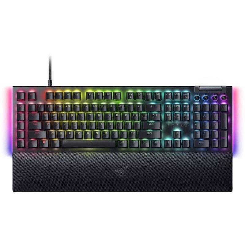 Tastatura mecanica gaming BlackWidow V4 (Green Switch), negru