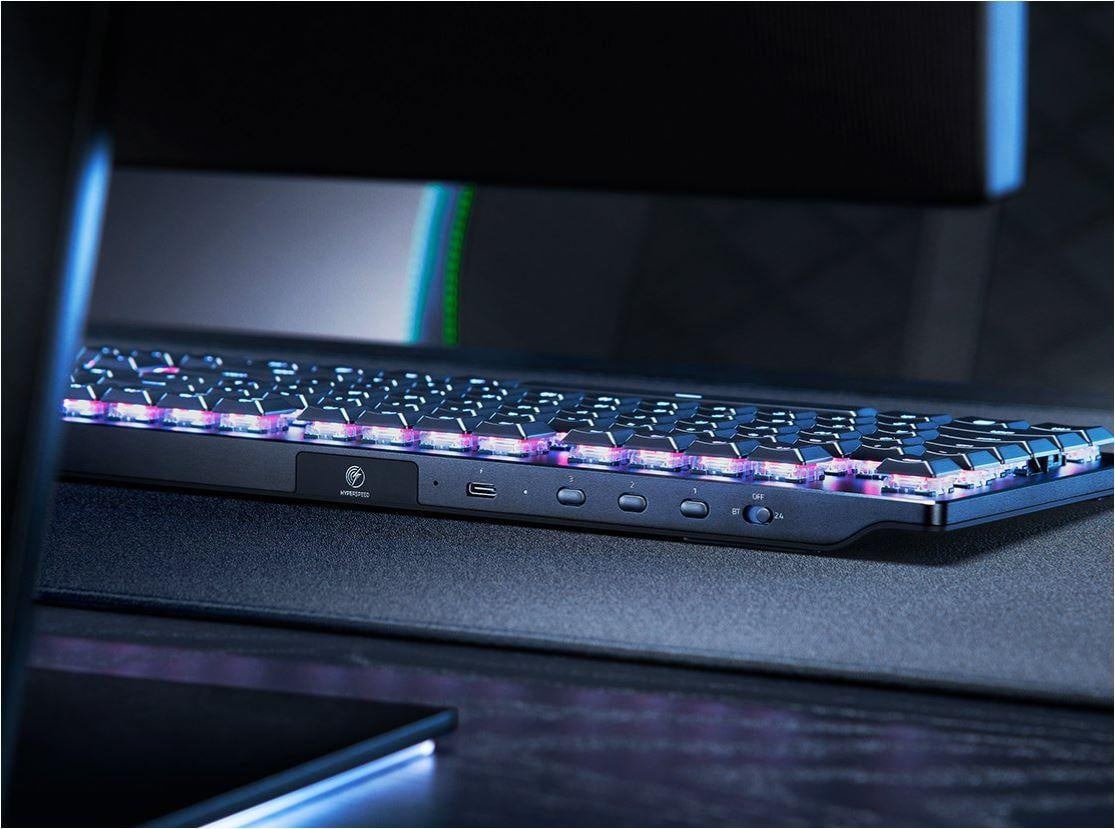 Tastatura Razer DeathStalker V2 Pro Tenkeyless, wireless, bluetooth, cu fir, conectivitate Razer™ HyperSpeed Wireless (2.4 Ghz), Bluetooth, sau Type-C, switch Razer™ Low-Profile Optical Switches (Linear), butoane programabile, optiune gaming mode, - 3 | YEO