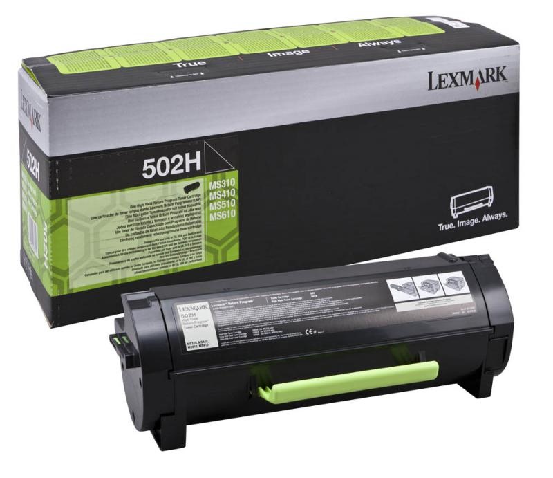 Toner Lexmark 50F2H00, black, 5 k, MS310d , MS310dn , MS410d ,MS410dn , MS510dn , MS510dtn with 3 year Exchange Service , MS610de ,MS610dn , MS610dte