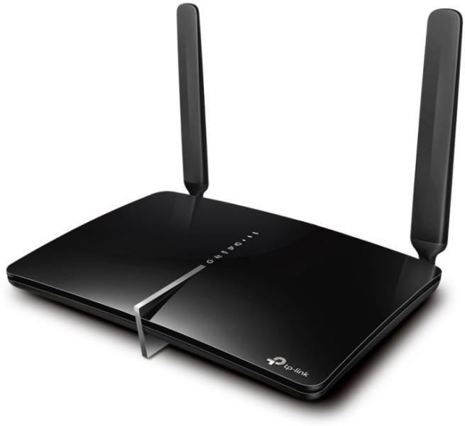 TP-LINK AC1200 Wireless Dual Band 4G + cat6 Router, ARCHER MR600,3* 10/100Mbps LAN Ports, 1* 10/100Mbps LAN/WAN Port, 1* micro SIM Card Slot, 2* Detachable External 4G LTE Antennas,IEEE 802.11a/n/ac 5 GHz, IEEE 802.11b/g/n 2.4 GHz, WPS Button, Reset