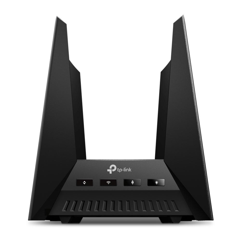 TP-LINK Router wireless TRi-Band Archer GE800, Otel inoxidabil, BE19000, Viteze wireless: • 6 GHz: 11520 Mbps (802.11be), 5 GHz: 5760 Mbps (802.11be), 2.4 GHz: 1376 Mbps (802.11be), 8 x antene interne, , Mod Access Point, Interfata: 1× port WAN/LAN de 10 - 1 | YEO