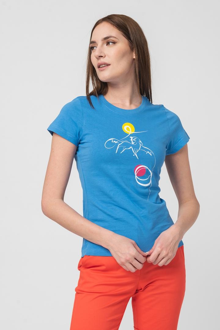 TSHIRT CASUAL F CAL PEGAS AZURE-S - 1 | YEO