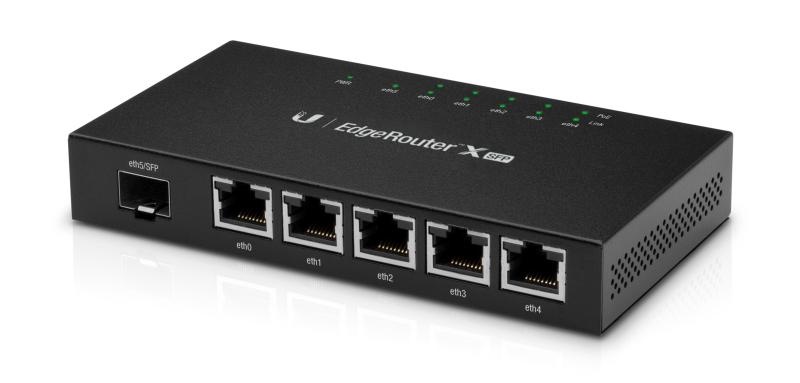 Ubiquiti EdgeRouter ER-X-SFP, 5x Gigabit LAN, 1 x SFP, 5 x 24V Passive PoE Passthrough - 3 | YEO