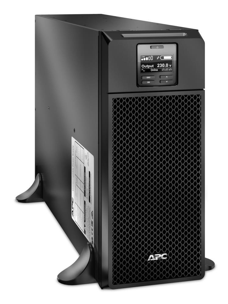 UPS APC Smart-UPS SRT online cu dubla-conversie 6000VA/6000W 6 conectori C13 4 conectori C19, extended runtime, EPO, baterie APCRBC140, optionale xtindere garantie cu 1/3 ani (WBEXTWAR1YR-SP-05/WBEXTWAR3YR-SP-05)