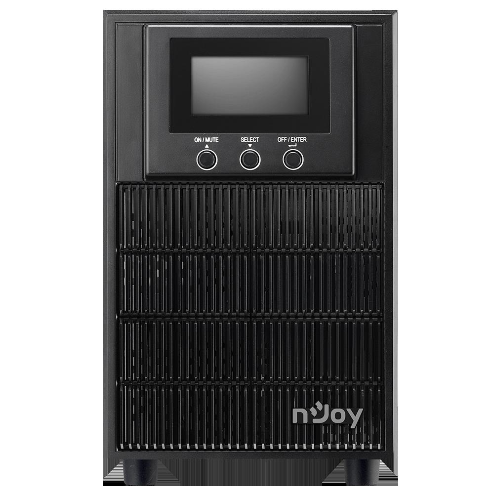 UPS nJoy Aten PRO 2000, 2000VA/ 1800W, On-line, LCD Display, 3 Prize Schuko cu Protectie, Management, Tower, Dubla conversie, Frequency Range 40Hz ~ 70 Hz, Connection port RS232 / USB / Intelligent Port, Dimensiuni: 397 x 145 x 220 mm, Greutate: 17 kg, - 3 | YEO