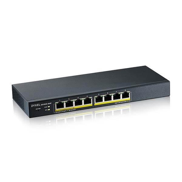 Zyxel GS1900-8HP 8-port GbE Smart Managed PoE Switch