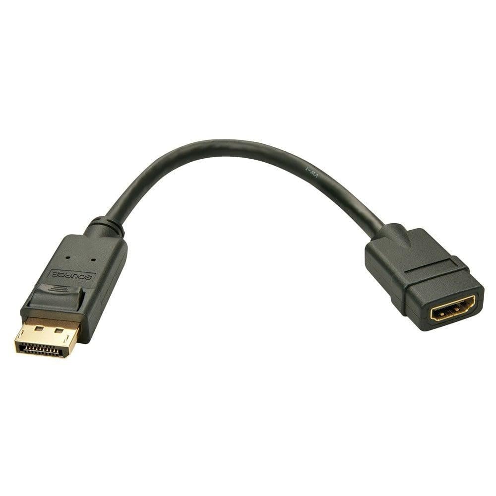 Adaptor Lindy LY-41005, DisplayPort 1.2 to HDMI 1.3, negru - 1 | YEO