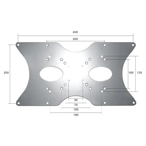 Adaptor VESA Neomounts by Newstar FPMA-VESA400, 400x200mm, suporta pana la 35kg, argintiu