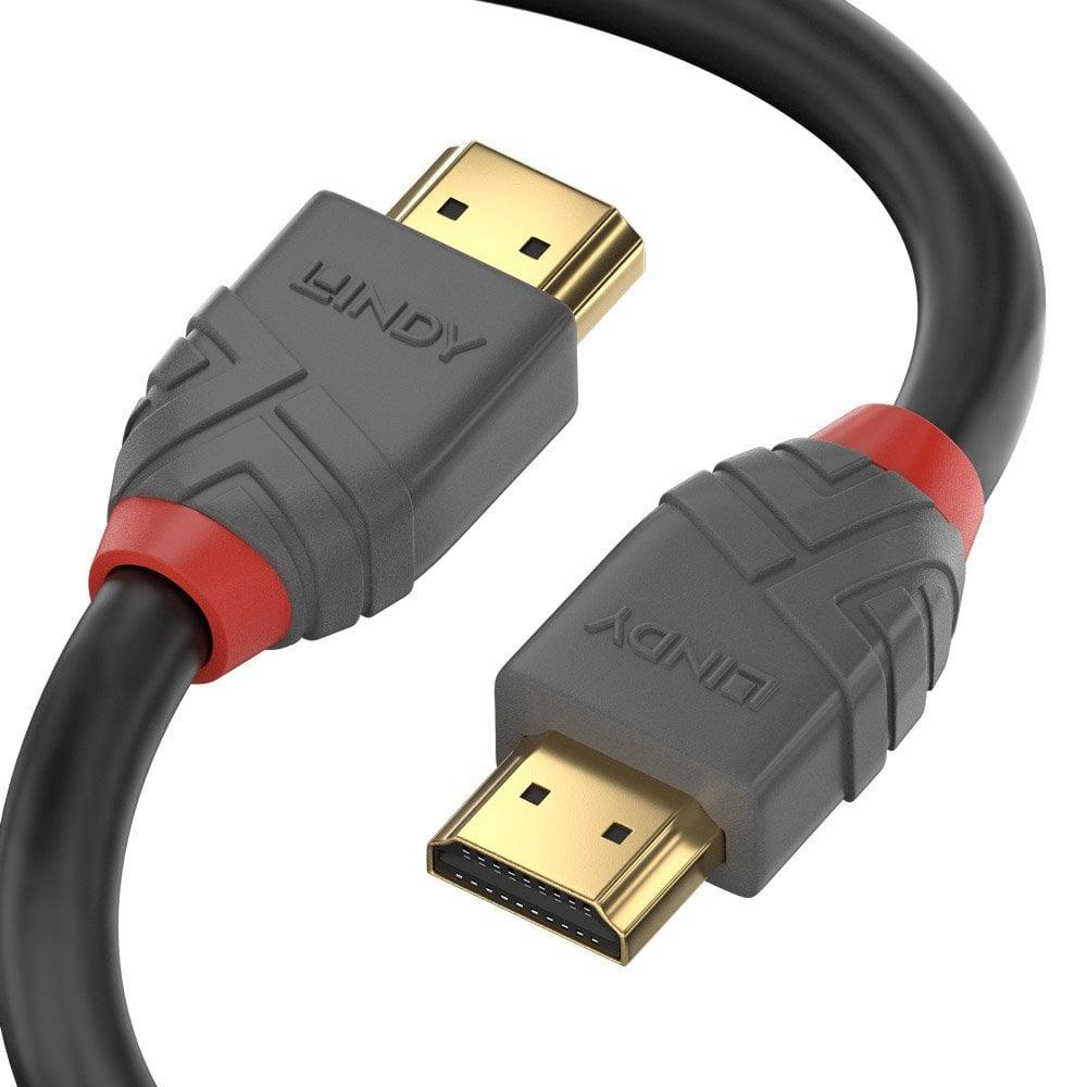 Cablu HDMI High Speed Lindy LY-36960 Anthra Line - Performanță Ultra HD 4K pentru Conexiuni Audio-Video de Înaltă Calitate