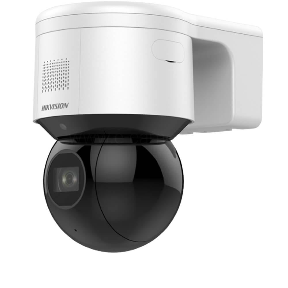 Camera de supraveghere Hikvision DS-2DE3A404IWG-E/W 4 × IR Wi-Fi Network PTZ Camera cu rezolutie de 4 MP (2560 x 1440);Zoom optic 4x, digital 16x;Performante ridicate in cazul luminii reduse datorita tehnologiei DarkFighter;WDR de 120 dB;IR 50m cu cut