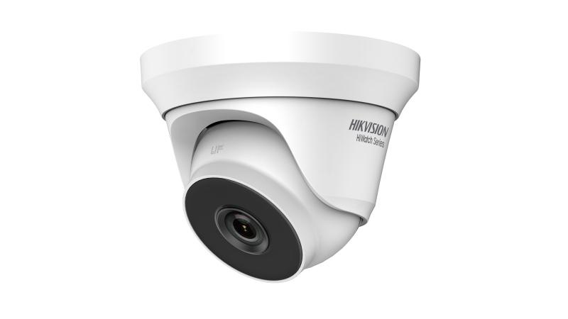 Camera de supraveghere Turret 2MP HiWatch Hikvision HWT-T220-M(2.8MM), lentila fixa 2.8mm, iluminare min: Color: 0.001 Lux @(F1.2, AGC ON), 0 Lux cu IR: 40m, alimentare: 12 VDC ±15%, protectie: IP66, dimensiuni: Ø 127.92 mm × 102.26 mm, greutate: 450g,