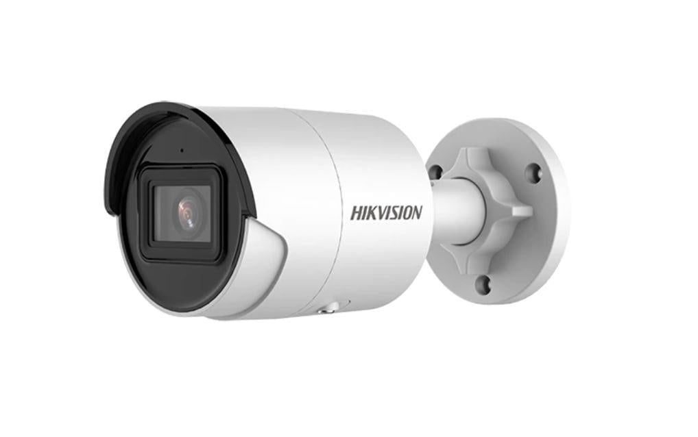 Camera supraveghere Hikvision IP bullet DS-2CD2083G2-IU(2.8mm), 8MP, Acusens - filtrarea alarmelor false dupa corpul uman si masini, microfon audio incorporat, senzor 1/2.8