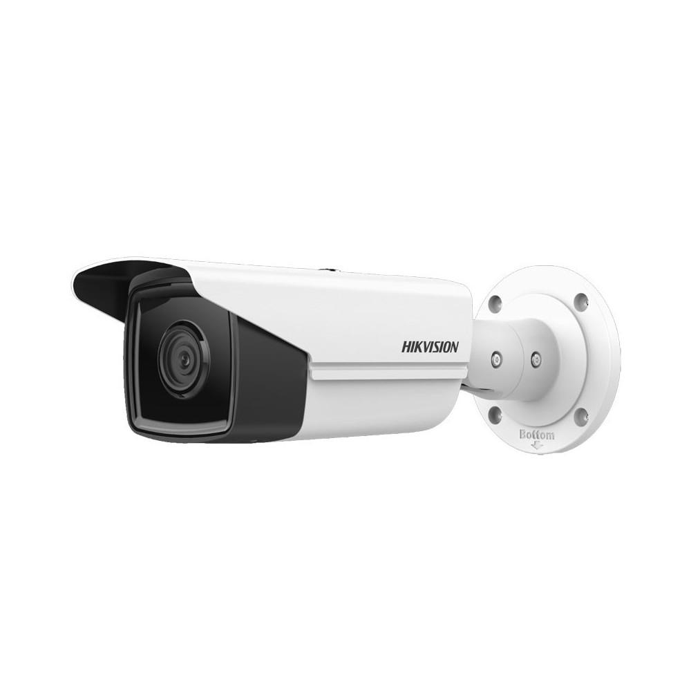 Camera supraveghere Hikvision IP bullet DS-2CD2T43G2-2I(2.8mm), 4MP, Acusens deep learning algorithms- filtrarea alarmelor false dupa corpul uman si masini, senzor: 1/3″ Progressive Scan CMOS, rezolutie: 2688 × 1520@25fps, iluminare: Color: 0.005 Lux @