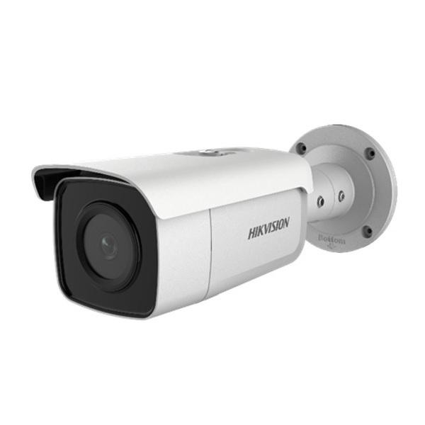 Camera supraveghere Hikvision IP bullet DS-2CD2T86G2-ISUSL(C), 4K, Acusens - filtrarea alarmelor false dupa corpul uman si masini, alarma vizuala(lumina stroboscopica) si alarma audio pentru avertizarea intrusilor, audio bidirectional, low-light