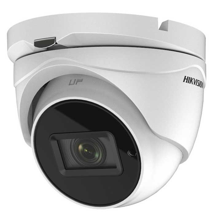 Camera supraveghere Hikvision TURRET DS-2CE76H0T-ITMFS(2.8mm); 5 MP; Audio over coaxial cable, microfon audio incorporat; 5 MP CMOS; rezolutie: 2560 (H) × 1944 (V)@20FPS; iluminare: 0.01 Lux@(F1.2, AGC ON), 0 Lux with IR; lentila: 2.8mm, distanta IR: