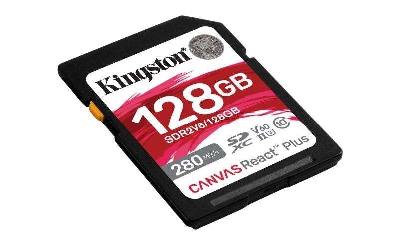 Card de Memorie Kingston SDXC Canvas React Plus Class 10 UHS-II 128GB - 2 | YEO