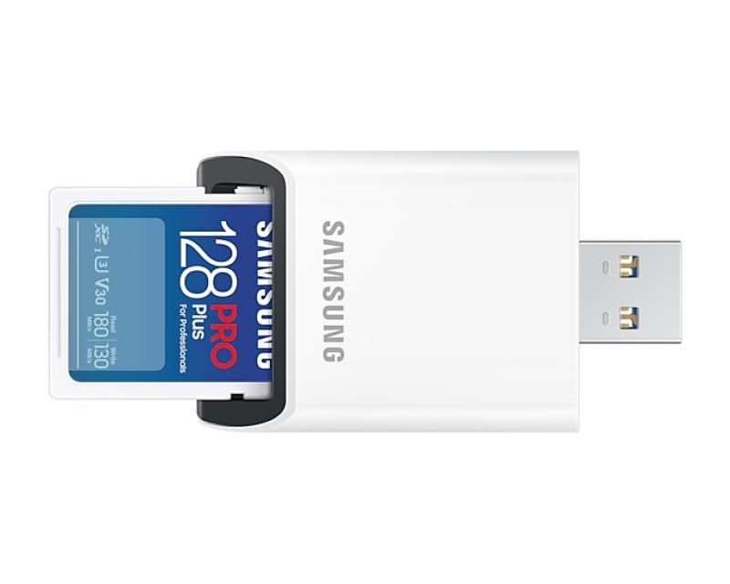 Card de Memorie Samsung PRO PLUS 128GB CL10 CARD READER + USB