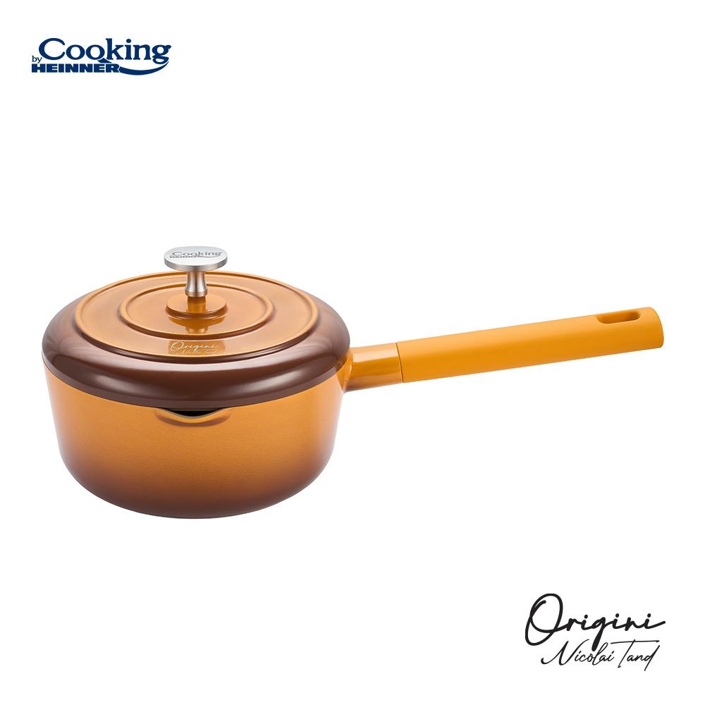 CASEROLA ALUMINIU TURNAT + CAPAC 18x8.5 CM, 1.8 L, NICOLAI TAND, ORIGINI, COOKING BY HEINNER - 1 | YEO