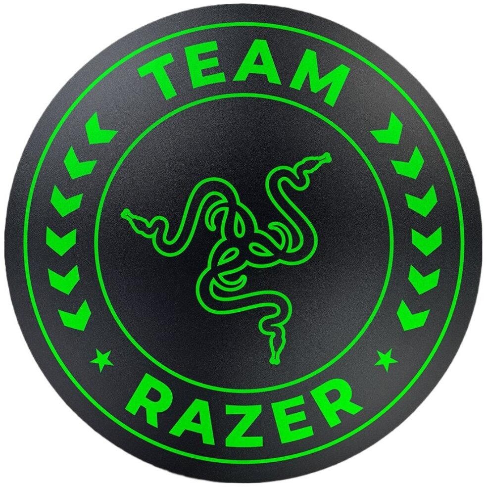 Covor de podea Razer Team Mat, bază anti-alunecaredimensiuni lățime: 1200 mm, adâncime: 1200 mm, negru/verde