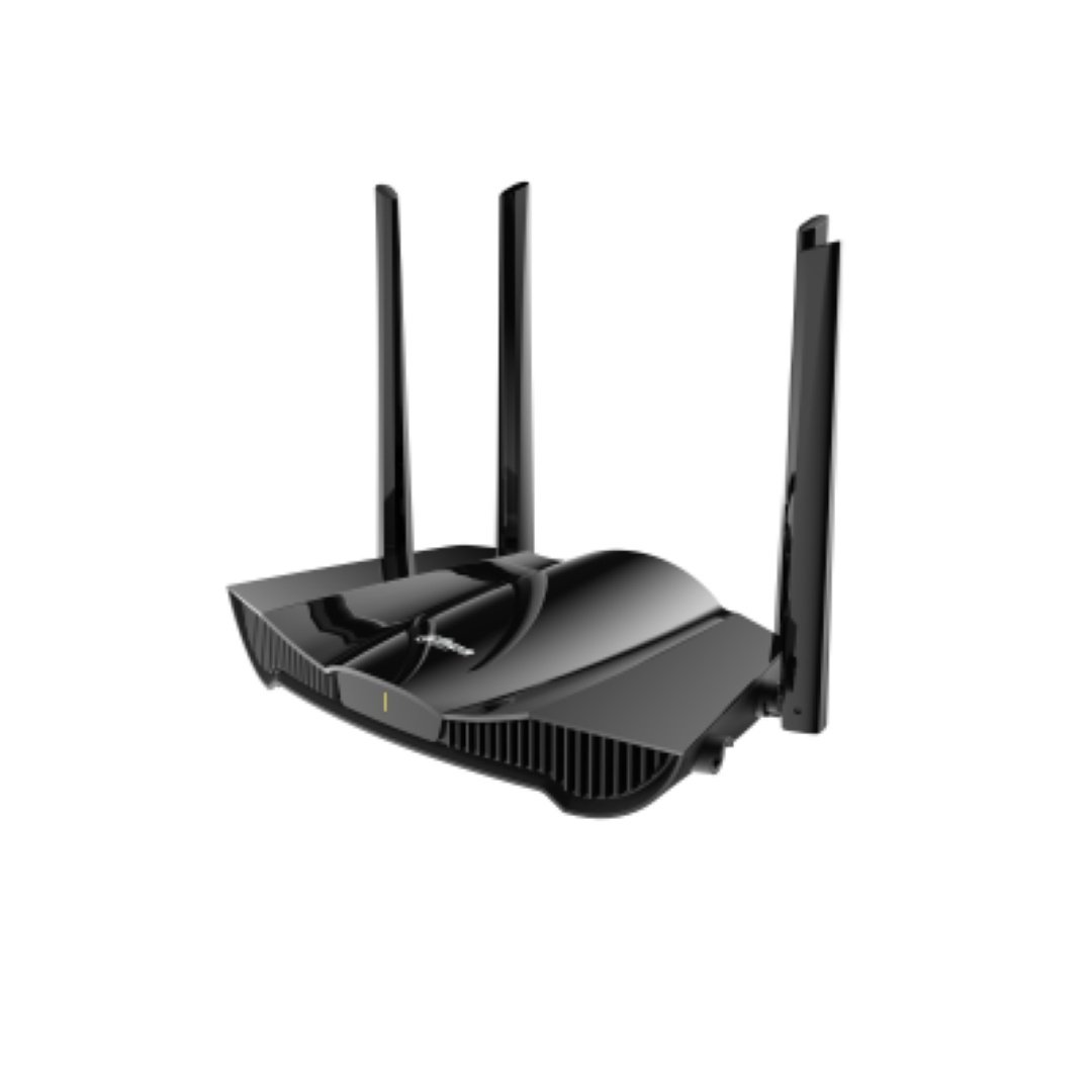 DAHUA AX3000 WIRELSS ROUTER DH-AX30, Standarde wireless:2.4 GHz: 802.11 b/g/n/ax, 5 GHz: 802.11 a/b/g/n/ac/ax, Dual band:2.4 GHz: 574 Mbps, 5 GHz: 2402 Mbps, Interfata: 1 x 10/100/1000Mbps WAN, 3×10/100/1000 Mbps(LAN), 4 antene externe, memorie:256 MB,