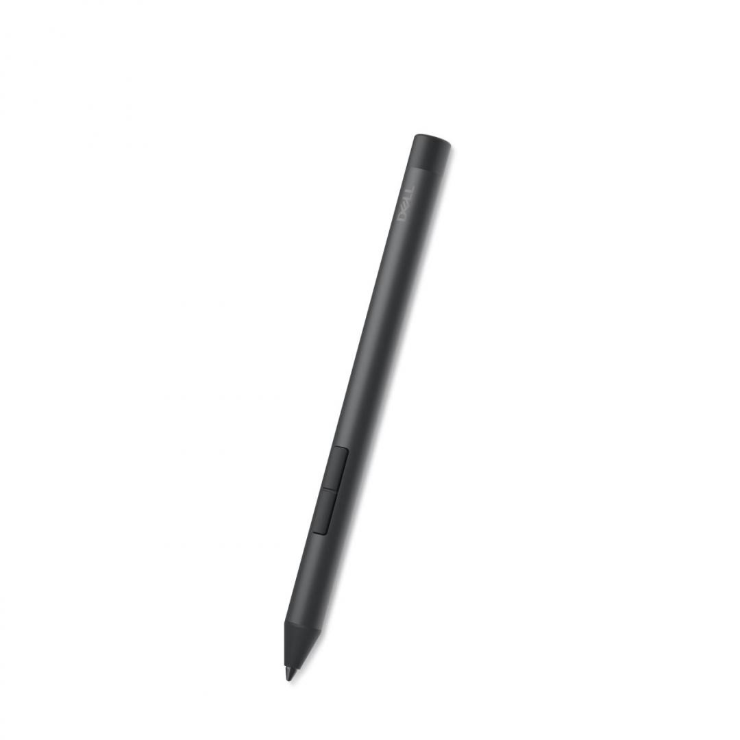 Dell Active Pen PN5122W, Active stylus, Colour: Black, Buttons Qty: 2, Features: Pressure sensitivity, Pressure Levels: 4096, Included Accessories: Nib removal tool, nibs (2 pcs.), AAAA battery, Dimensions (WxDxH): 0.95 cm x 0.95 cm x 14 cm, Weight: 14.2 - 2 | YEO