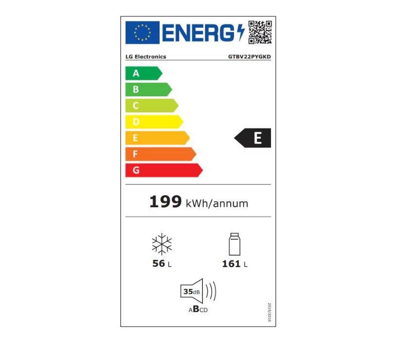 Frigider LG GTBV22PYGKD, 217 L, Full No Frost, Compresor Smart Inverter, Multi-Air Flow - 2 | YEO