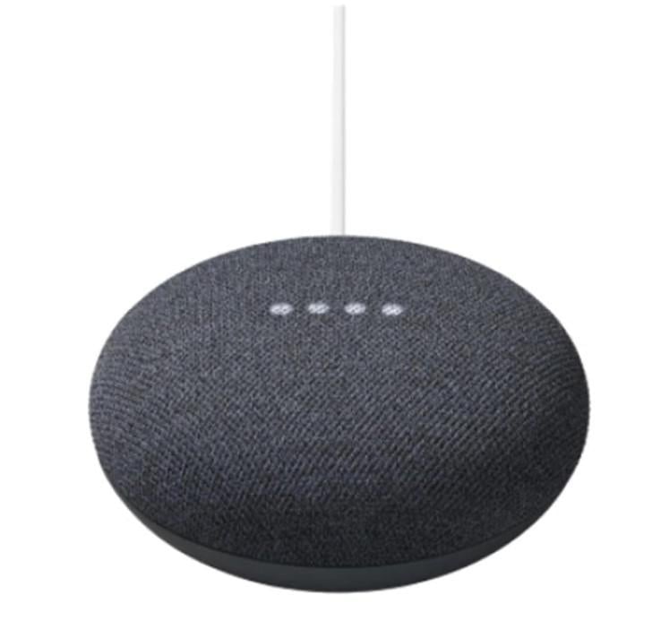 Google - Nest Mini (2nd Generation) with Google Assistant - Charcoal