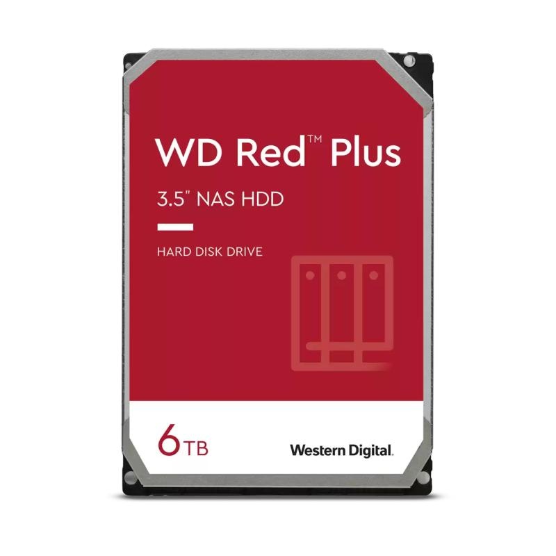 HDD WD Red Plus 6TB SATA-III 5400 RPM 256MB