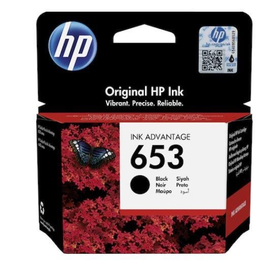 HP 653 Cartuș Cerneală Negru Original – 3YM75AE