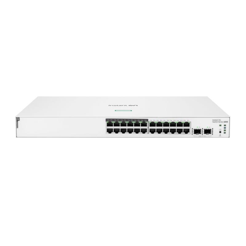 HPE Networking Instant On Switch 24p Gigabit CL4 PoE 2p SFP 195W 1830 - 1 | YEO