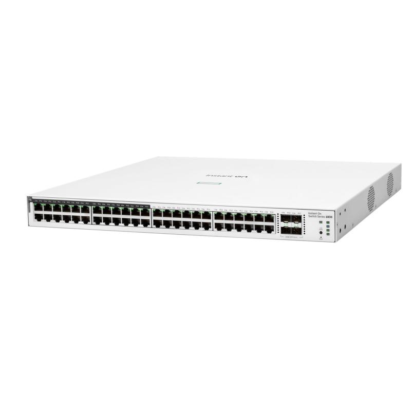 HPE Networking Instant On Switch 48p Gigabit CL4 PoE 4p SFP 370W 1830 - 2 | YEO