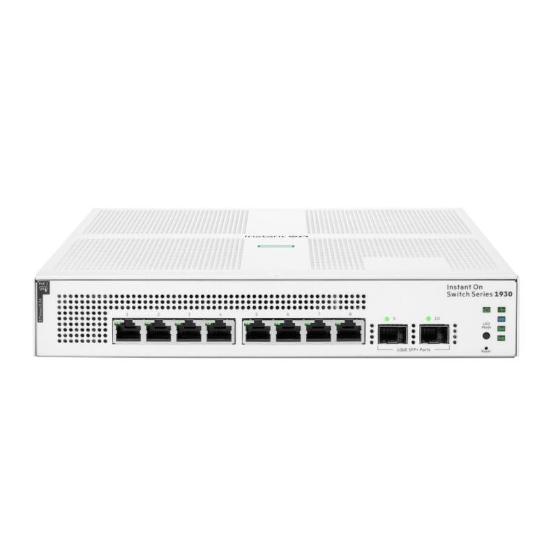 HPE Networking Instant On Switch 8p Gigabit CL4 PoE 2p SFP 124W 1930