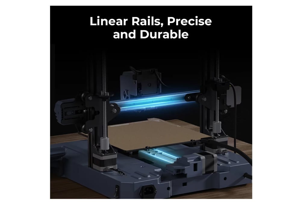 Imprimanta 3D Creality CR-10 SE, tehnologie printare: FDM, Volum printare: 220*220*250mm, Dimensiuni imprimanta: 490*470*625mm, Viteza imprimare max: 600mm/s, Acuratete: 100+-0.1mm, Grosime strat: 01-0.35mm, Diametru filament: 1.75mm, Transfer fisier: - 2 | YEO