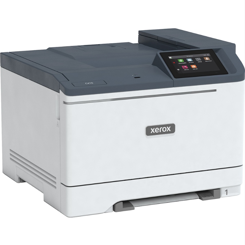 Imprimanta laser color Xerox C410V_DN, Viteza Până la 42/40 ppm Letter/A4, Procesor 1 GHz Dual-Core, Memorie 1 GB RAM/8 GB eMMC/Opțional: HDD 500+ GB, Interfata: USB de mare viteză 2.0 (tip A), USB de mare viteză (tip B) Gigabit Ethernet/Opțional: - 1 | YEO