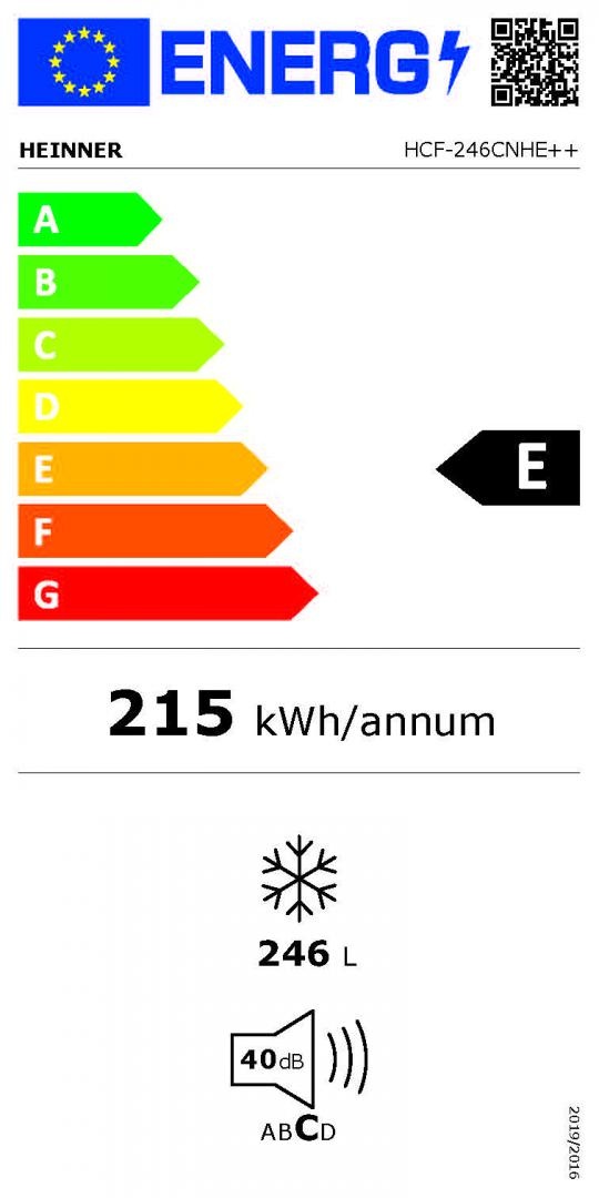 Ladă frigorifică Heinner HCF-246CNHE++ - 246L, Convertibilă, Clasa E - 2 | YEO