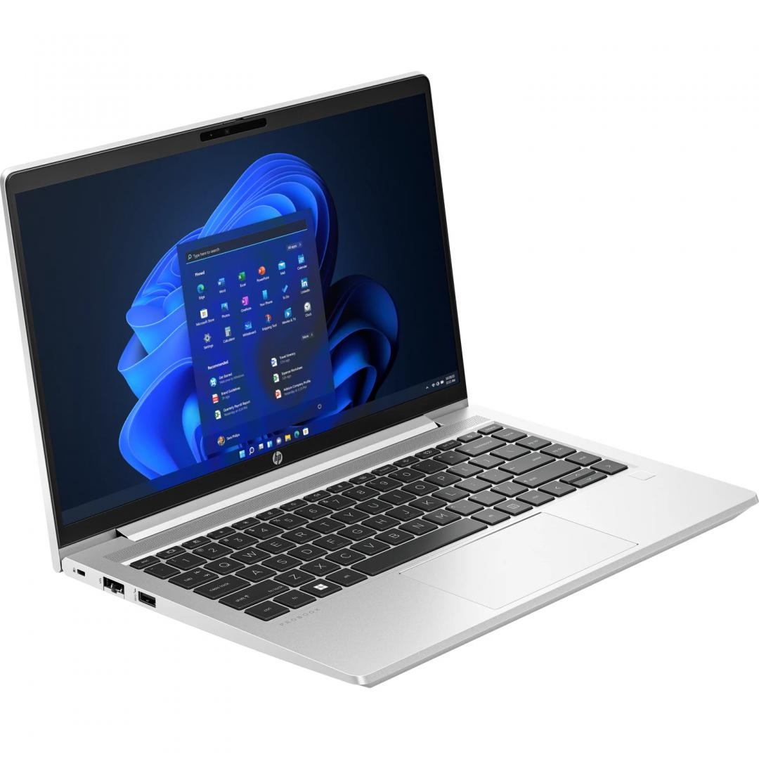 Laptop HP ProBook 440 G10 cu procesor Intel Core i7-1355U 10-Core (1.7GHz, up to 5.0GHz, 12MB), 14 inch FHD, Intel Iris Xe Graphics, 16GB DDR4, SSD, 512GB PCIe NVMe, Free DOS, Pike Silver, 5yw - 1 | YEO