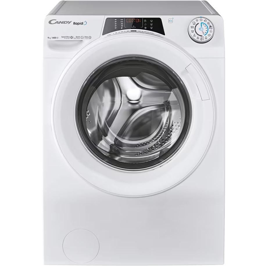 Masina de Spalat Candy RO 1496DWMT/1-S RapidO, 9kg, 1400, A, BPM, MPS, 6D, WiFi+BT, Steam, White+White+white ring